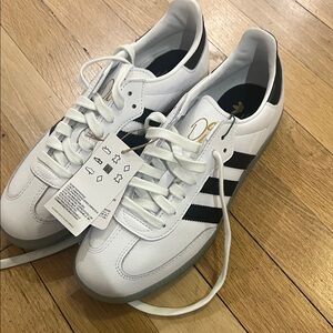 Adidas Samba White and Black Classic Sneakers